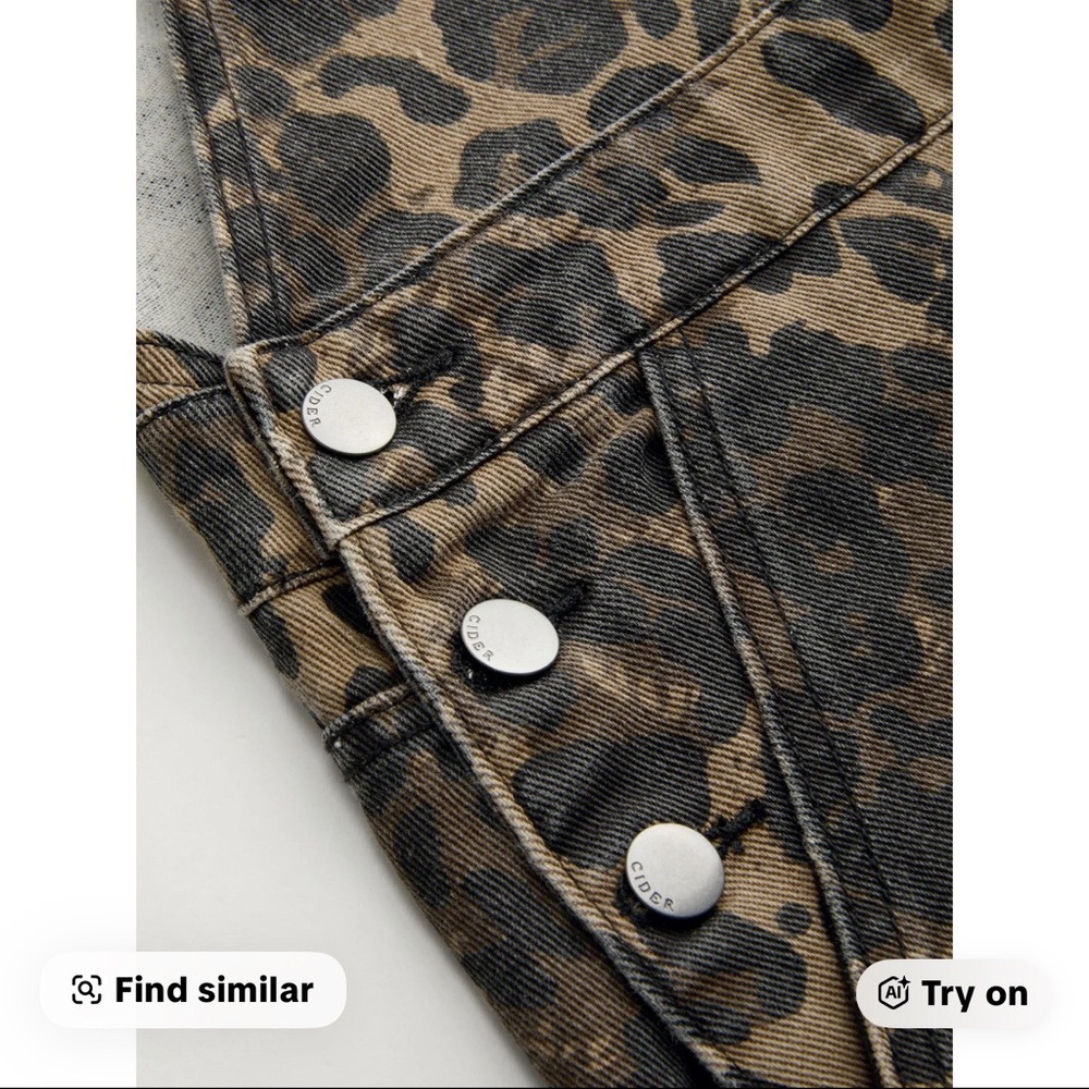 Cider Essentials leopard print, oversized, baggy,… - image 3